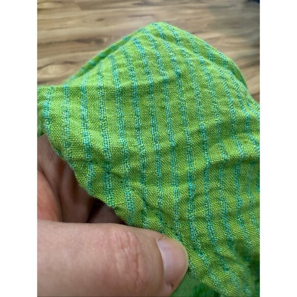 Flax linen sleeveless striped top sz Medium - Picture 9 of 9